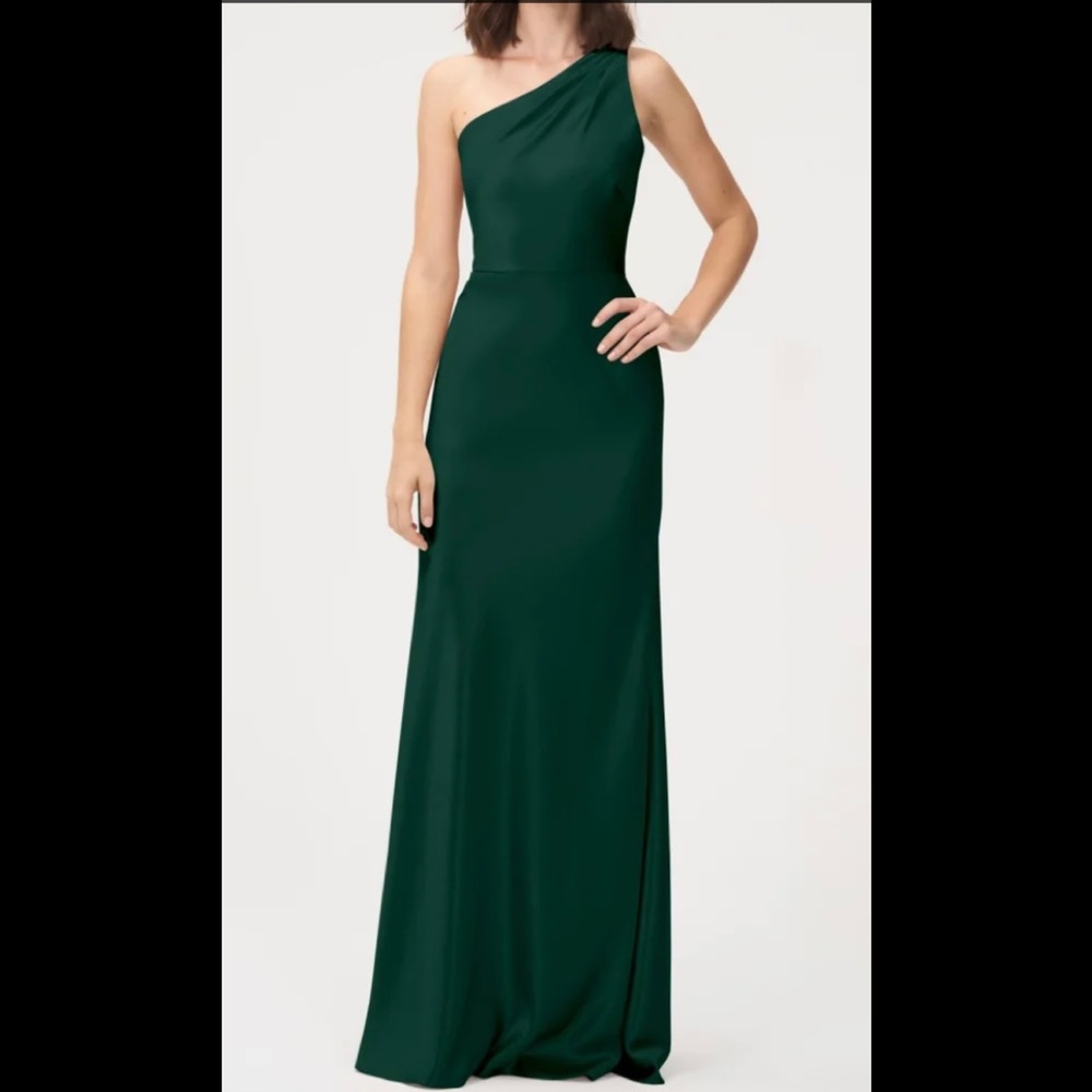 Jenny Yoo bridesmaid dress “Lena” in emerald